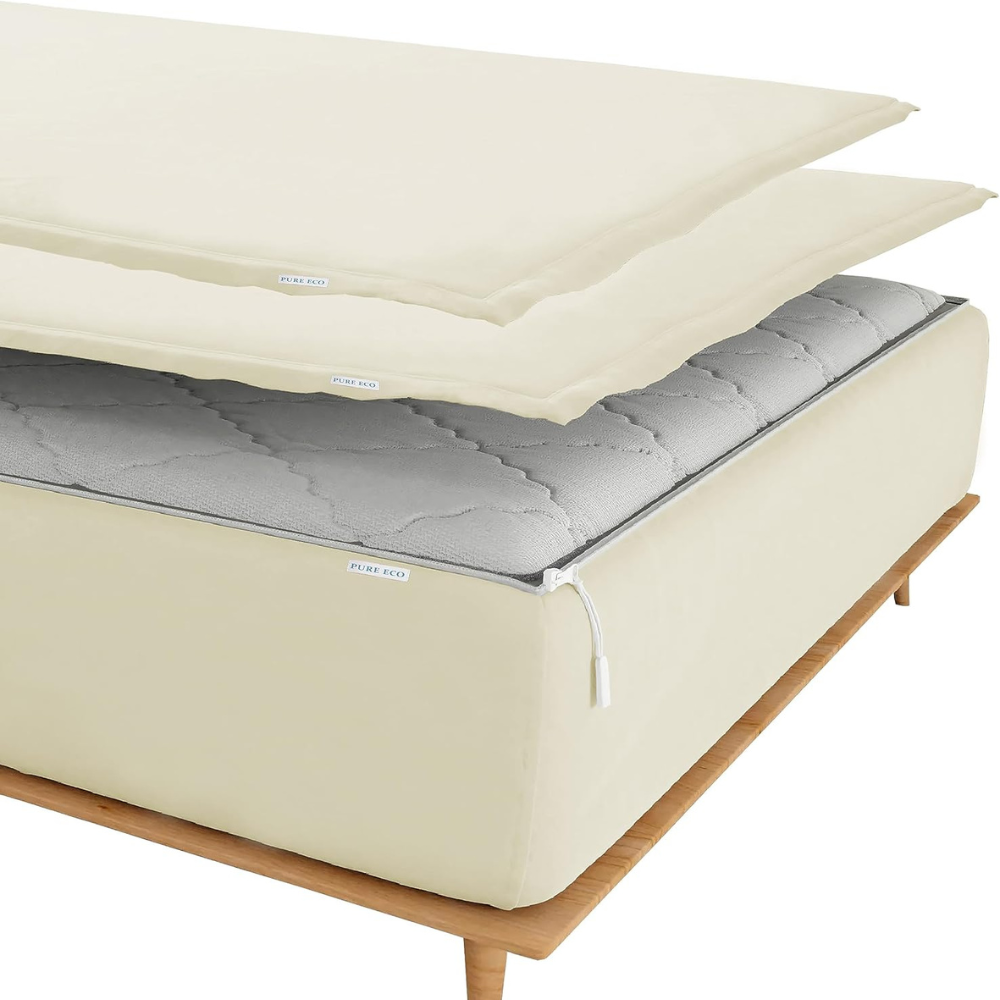 Zipper Fitted Sheet Soft Microfiber