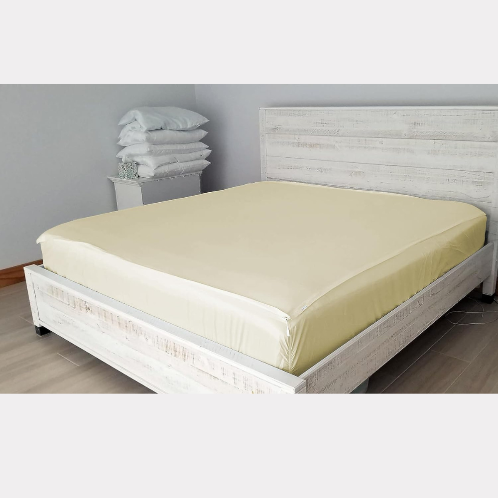 Zipper Fitted Sheet Soft Microfiber
