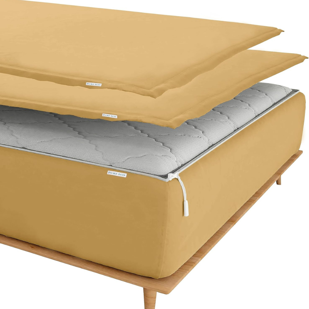 Zipper Fitted Sheet Soft Microfiber
