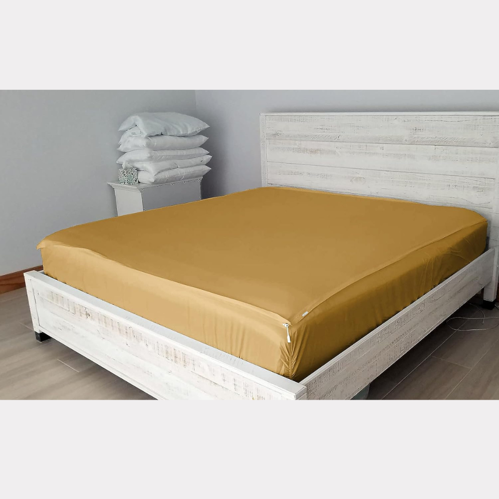 Zipper Fitted Sheet Soft Microfiber