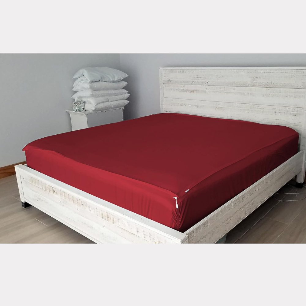 Zipper Fitted Sheet Soft Microfiber