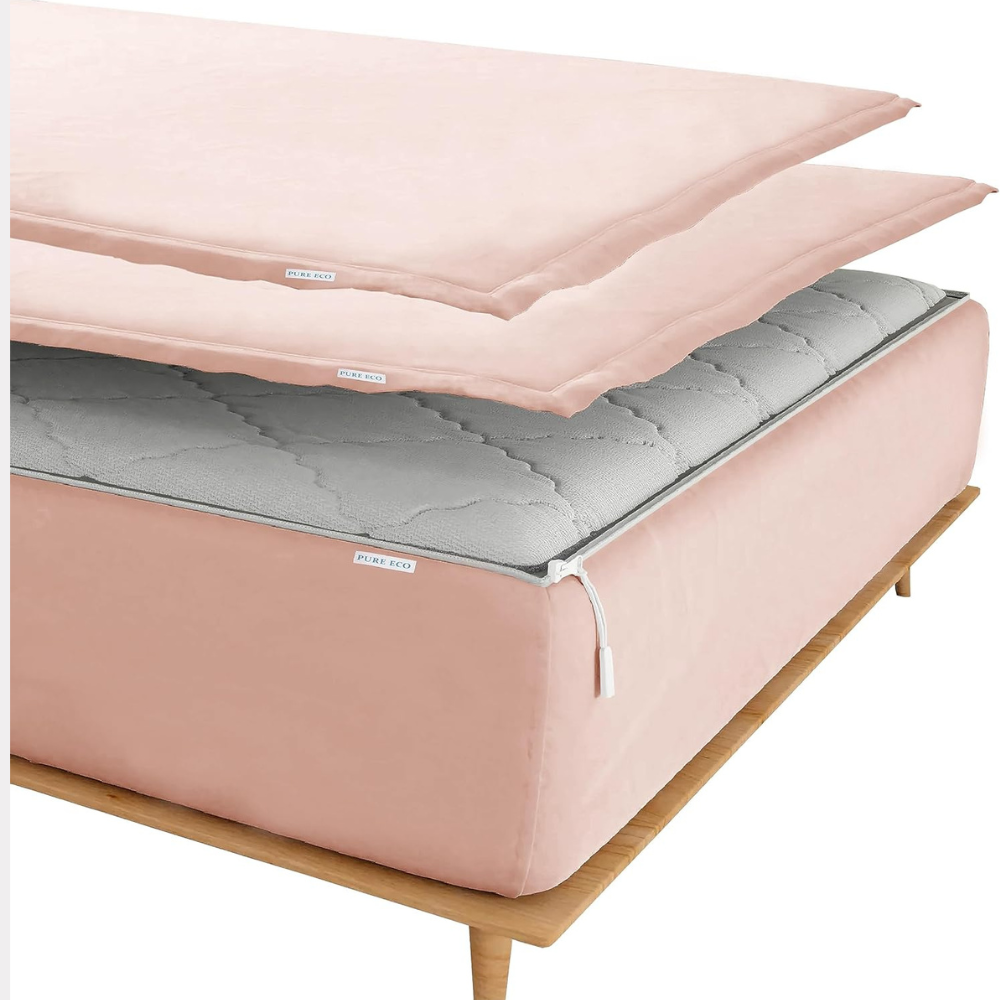 Zipper Fitted Sheet Soft Microfiber