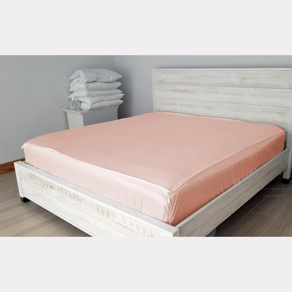 Zipper Fitted Sheet Soft Microfiber