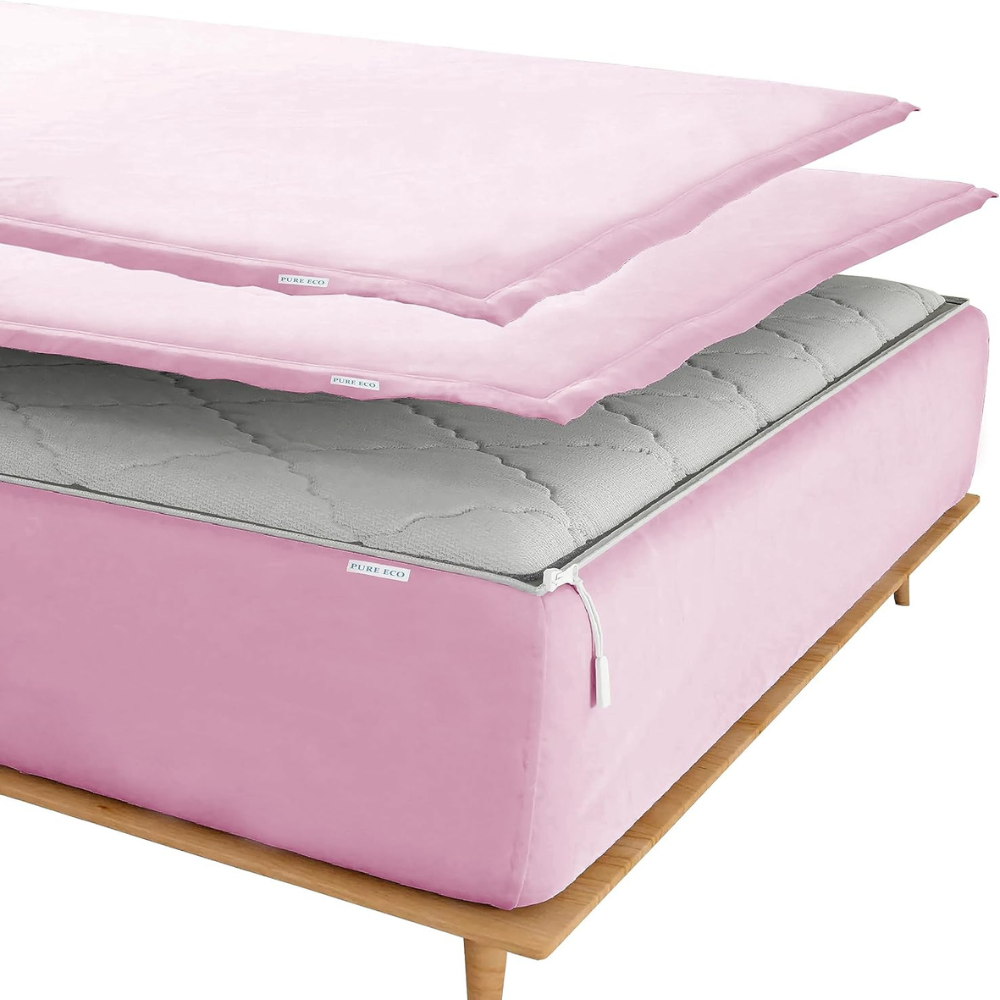 Zipper Fitted Sheet Soft Microfiber