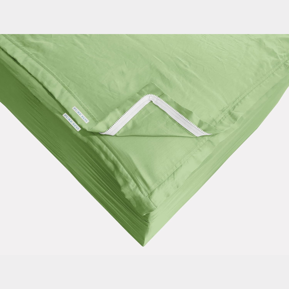 Zipper Fitted Sheet Soft Cotton