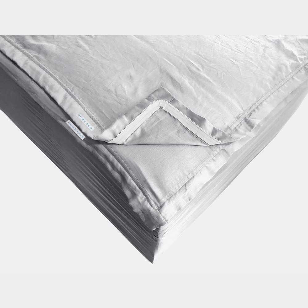 Zipper Fitted Sheet Soft Cotton