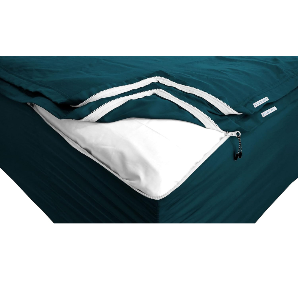 Zipper Fitted Sheet Soft Cotton