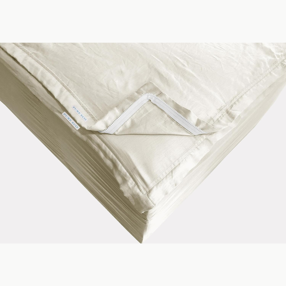 Zipper Fitted Sheet Soft Cotton