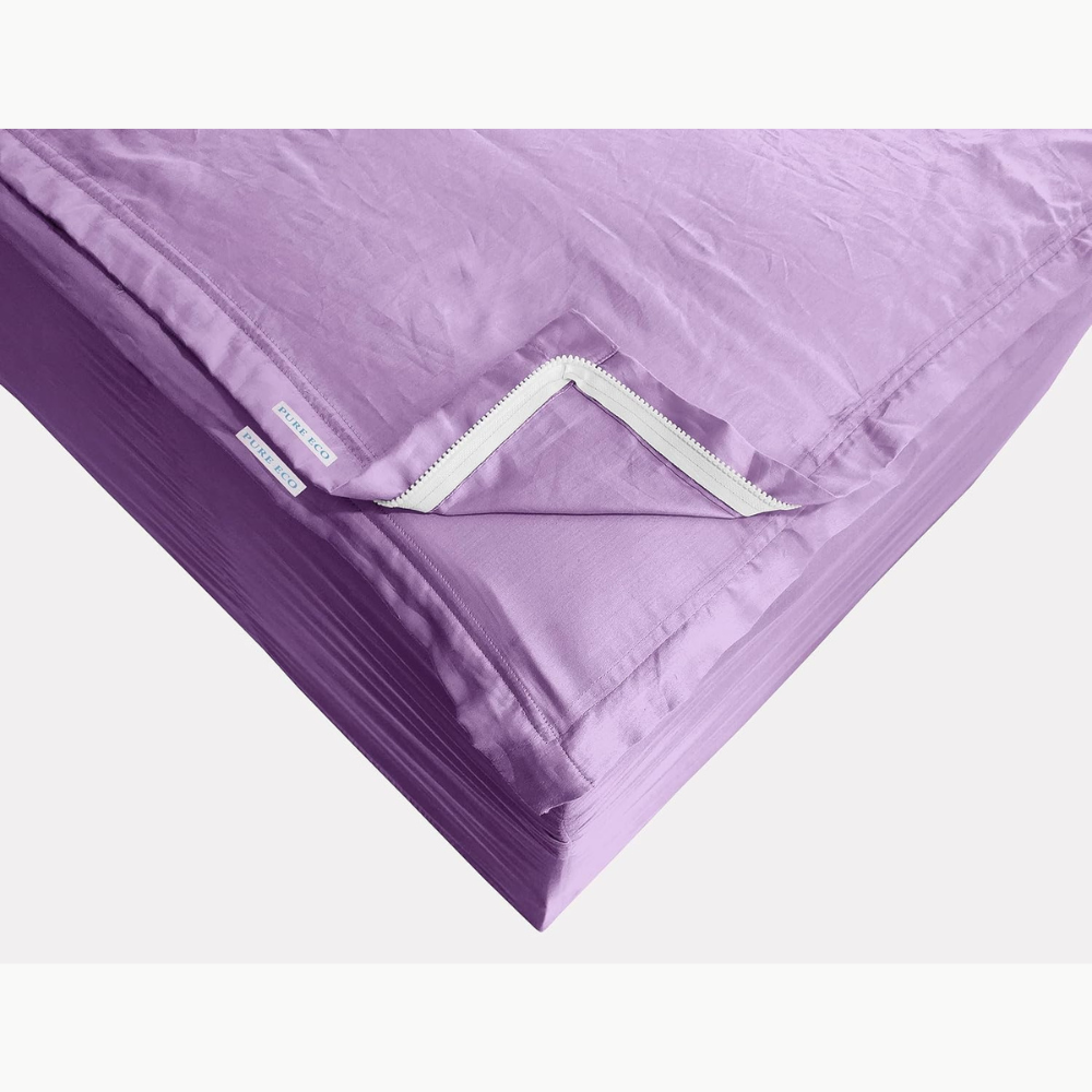 Zipper Fitted Sheet Soft Cotton