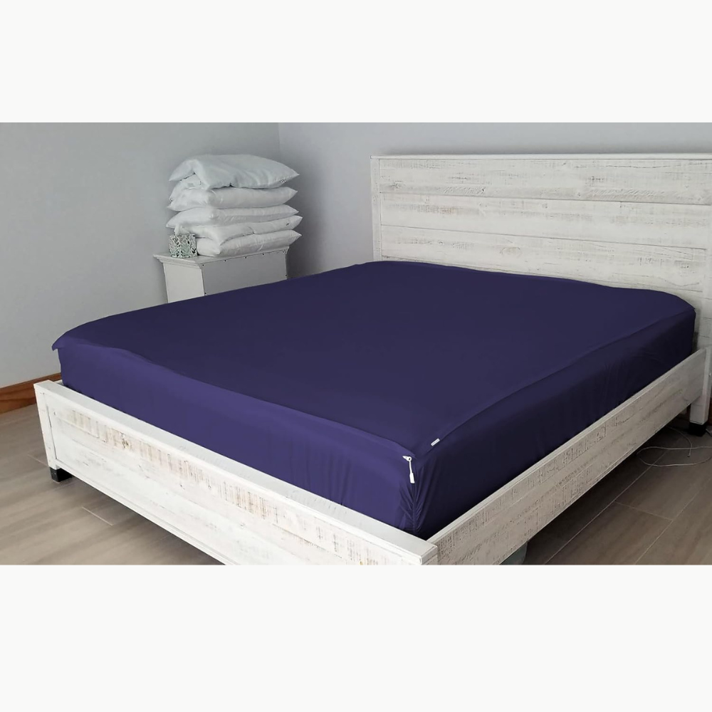 Zipper Fitted Sheet Soft Cotton