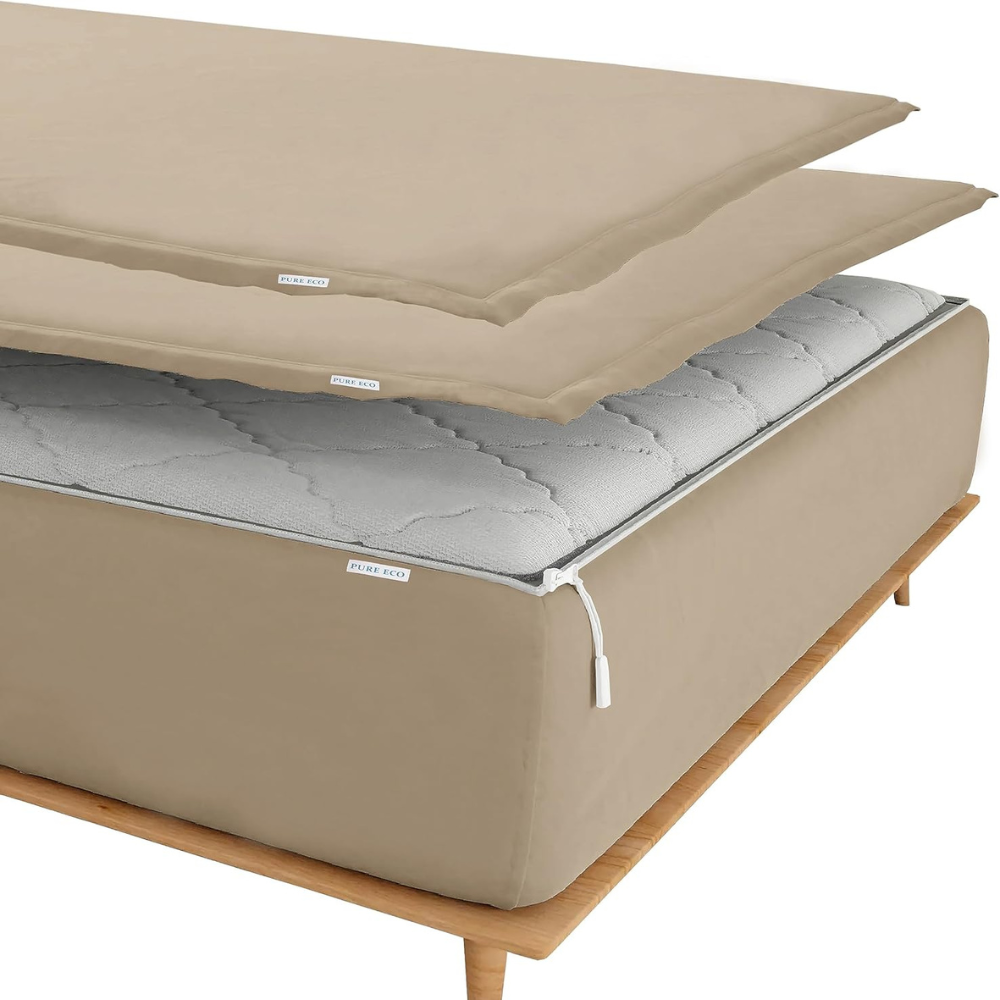Zipper Fitted Sheet Soft Microfiber