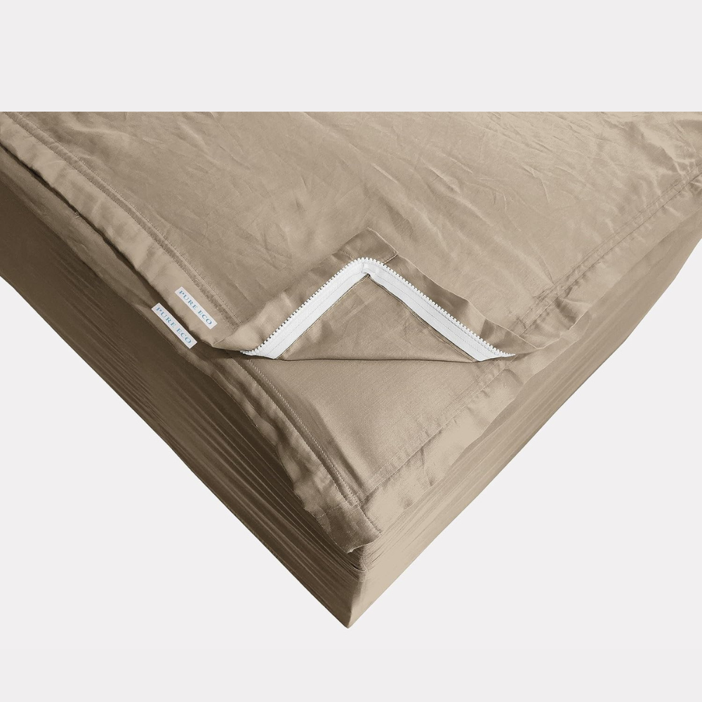 Zipper Fitted Sheet Soft Microfiber