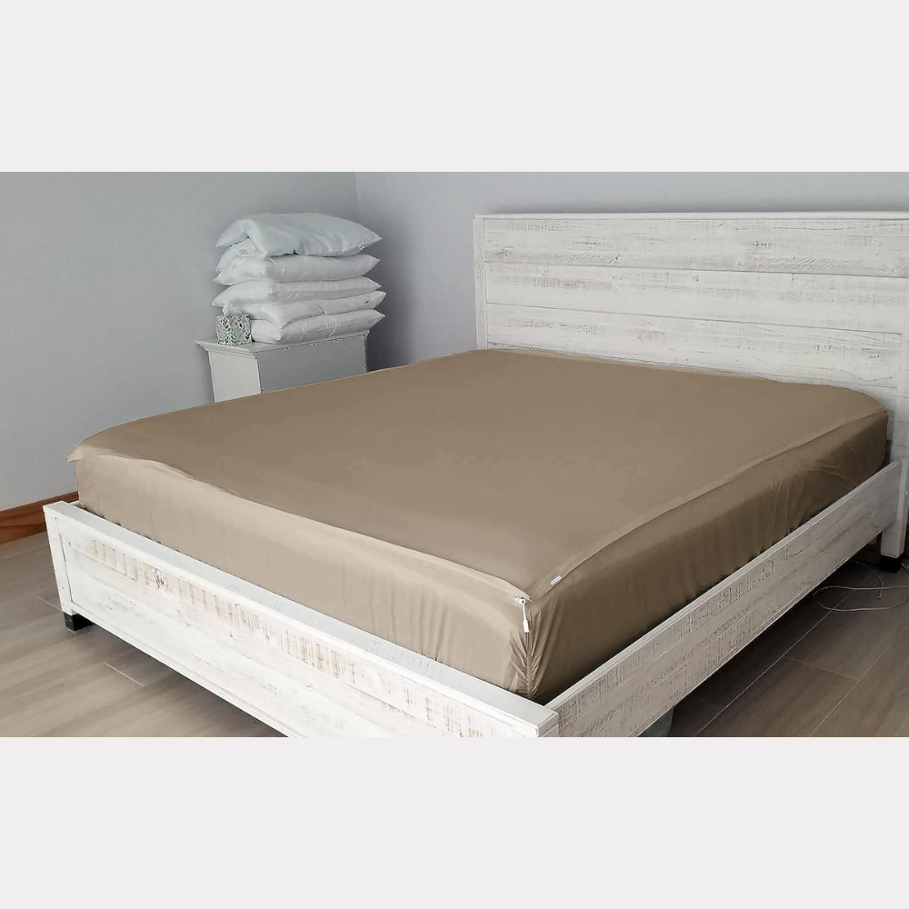 Zipper Fitted Sheet Soft Microfiber