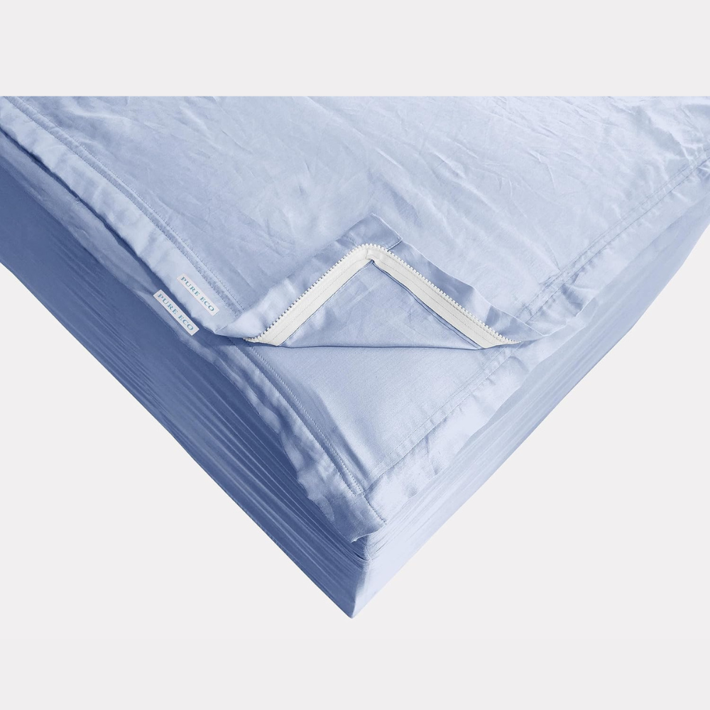Zipper Fitted Sheet Soft Cotton