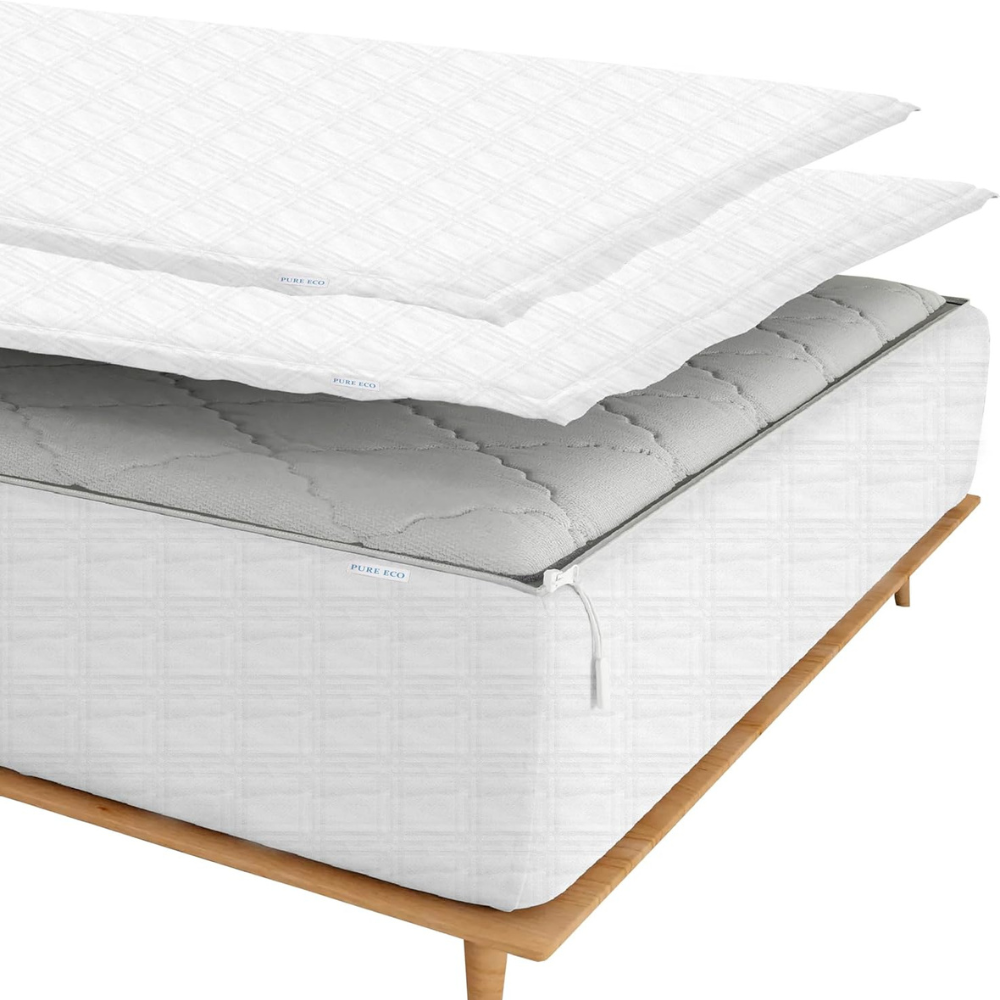 Zipper Fitted Sheet Soft Cotton