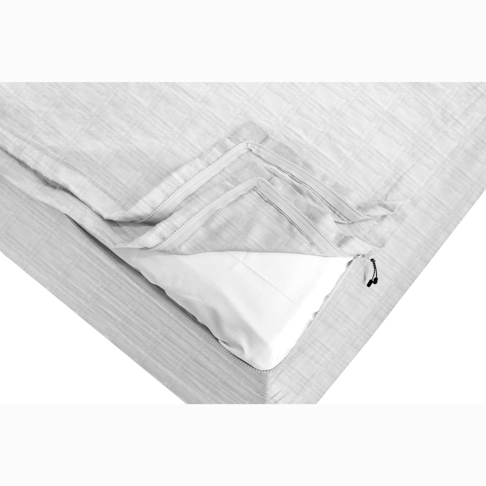 Zipper Fitted Sheet Soft Cotton